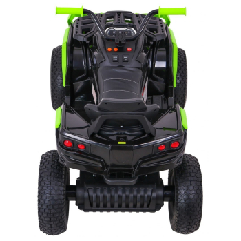 Quad ATV Air na akumulator dla dzieci Czarno-zielony + Koła pompowane + Radio MP3 + Wolny Start